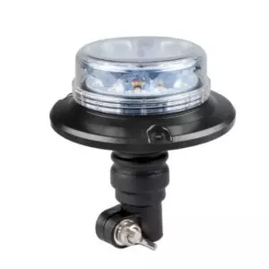 FLEXI-DIN DUAL COLOUR AMBER & GREEN LED BEACON - 12/24V
