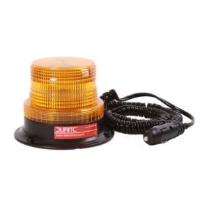 AMBER LOW PROFILE LED BEACON WITH MAGNETIC FIXING - 12-110V
