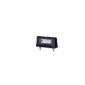 93MM UNIVERSAL BLACK PLASTIC LED NUMBER PLATE LAMP - 12/24V