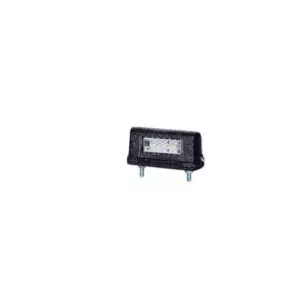 93MM UNIVERSAL BLACK PLASTIC LED NUMBER PLATE LAMP - 12/24V