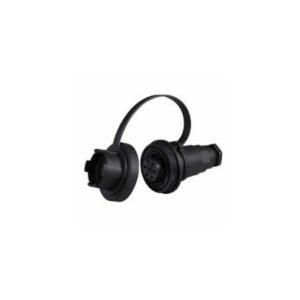 4 PIN WATERPROOF IN-LINE PLASTIC TRAILING SOCKET - 6A