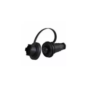 2 PIN WATERPROOF IN-LINE PLASTIC TRAILING SOCKET - 10A