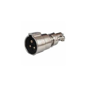 24V 3 PIN WATERPROOF BRASS TRAILER CLANG PLUG