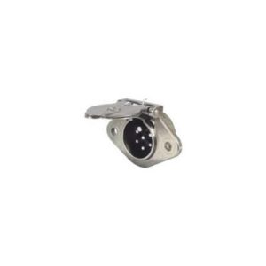 24V 7 PIN METAL TRAILER CLANG PLUG - ISO 1185(24N)