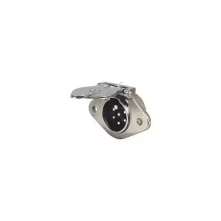 24V 7 PIN METAL TRAILER CLANG PLUG - ISO 1185(24N)