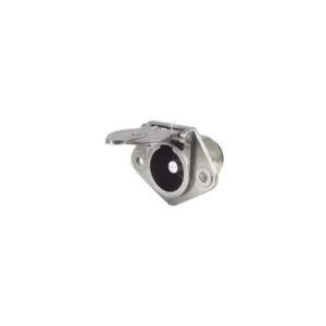 24V SINGLE PIN HEAVY DUTY METAL CLANG PLUG WITH COVER