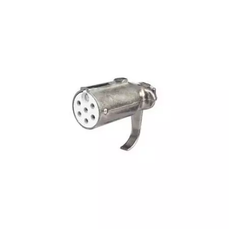 24V 7 PIN METAL TRAILER CLANG SOCKET - ISO 3731(24S)