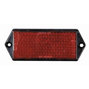 102MM AMBER REFLECTOR WIITH 2 HOLE FIXING