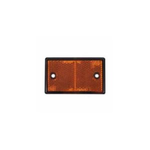 89MM AMBER REFLECTOR REFLECTOR 2 HOLE FIXING