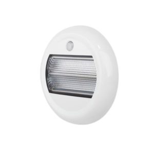 ROOF LAMP DOME PIR LED WHITE, IP67, ECE R10 - 12/24V