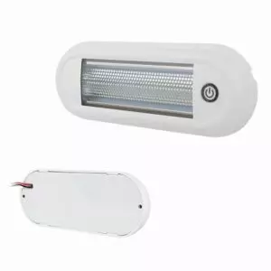 ROOF LAMP, TOUCH LED WHITE, IP67, ECE R10 - 12/24V