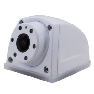 INFRARED AHD, 720P WHITE SIDE MOUNT CAMERA WITH AUDIO - 12V