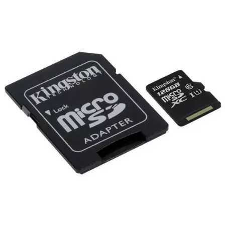 128GB MICRO SDXC CLASS 10, UHS-I, SPEEDS UP TO 80MB/S READ, 10MB/S WRITE WITH FULL SIZE ADAPTER