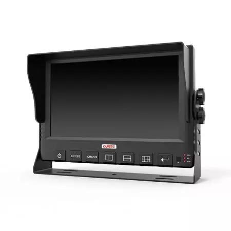 9" 720P HD IP65 TOUCHSCREEN INTEGRAL SSD DVR CCTV MONITOR (6 CAMERA INPUTS WITH 480GB SSD) - 12/24V