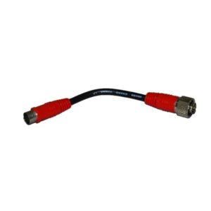 RED CCTV ADAPTOR - SCREW-FIT CAMERA TO PUSH-FIT LEAD