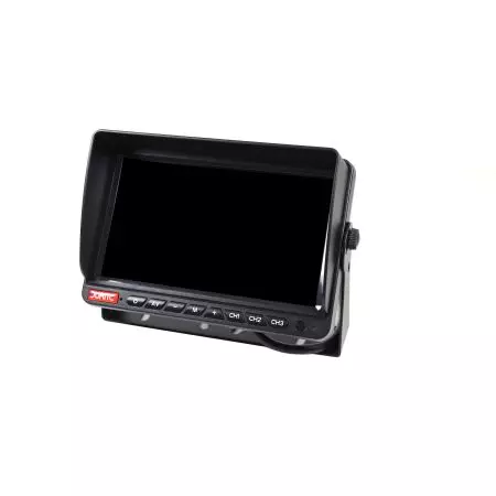 7" TFT LCD AHD CCTV MONITOR (3 CAMERA INPUTS) - 12/24V