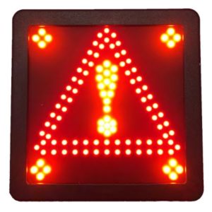 LED CYCLE SAFETY SIGN - 12/24V