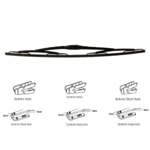 HEAVY-DUTY 28" 700MM WIPER BLADE - SHORT HOOK FITTING