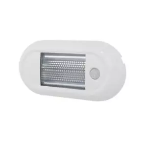 ROOF LAMP, PIR LED WHITE, IP67, ECE R10 - 12/24V