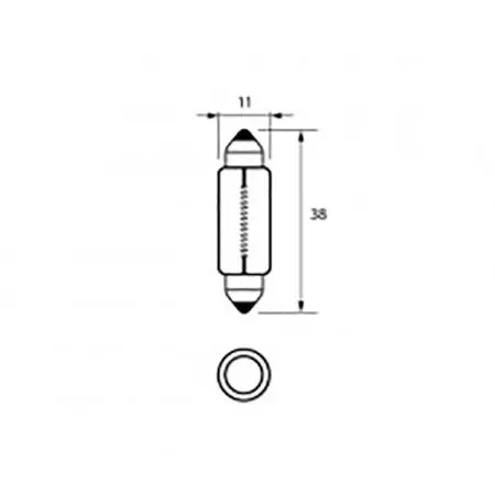 242 LED BULB 24V FESTOON