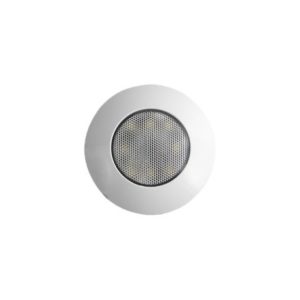 75MM ROUND WHITE LED INTERIOR ROOF CEILING LAMP - 480LM, 12/24V