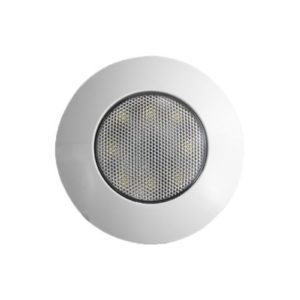 95MM ROUND WHITE LED INTERIOR ROOF CEILING LAMP - 840LM, 12/24V