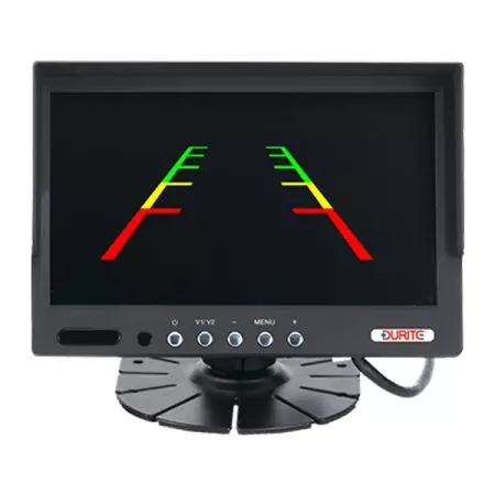 7" AHD TFT LCD CCTV MONITOR (2 CAMERA INPUTS) - 12/24V