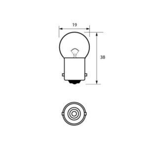 149 LED BULB 24V BA15S