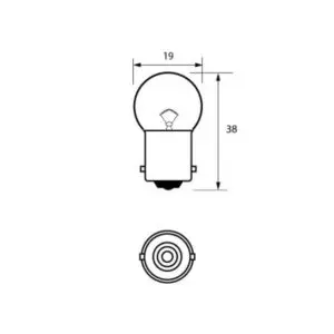 149 LED BULB 24V BA15S