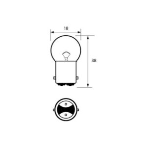 150 24V 5W BA15D