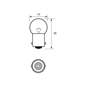207 12V 5W BA15S