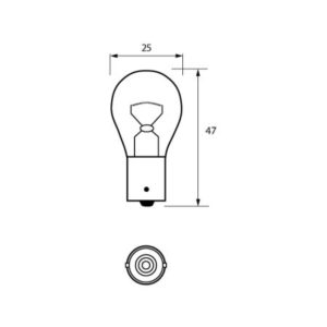 241 BA15S 24V 21W