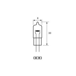 434 12V 10W G4 CAPSULE HALOGEN
