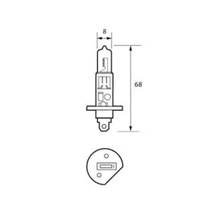 466 24V 70W H1 HALOGEN