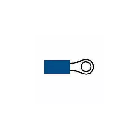 BLUE PRE-INSULATED RING TERMINALS - 3.70MM