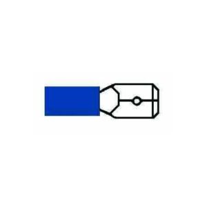 BLUE PRE-INSULATED BLADE TERMINALS - 6.30MM