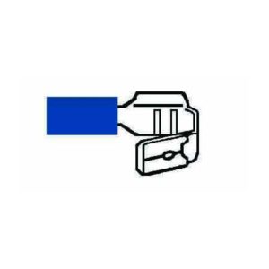 BLUE PRE-INSULATED PIGGY-BACK TERMINALS - 6.30MM