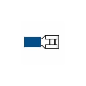 BLUE PRE-INSULATED PUSH-ON TERMINALS - 6.30MM