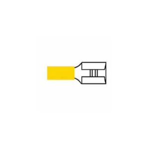 YELLOW PRE-INSULATED PUSH-ON TERMINALS - 9.50MM
