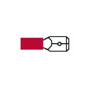 RED PRE-INSULATED BLADE TERMINALS - 6.30MM