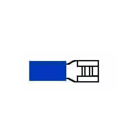 BLUE PRE-INSULATED PUSH-ON TERMINALS - 4.80MM