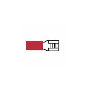 RED PRE-INSULATED PUSH-ON TERMINALS - 2.80MM