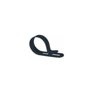 BLACK NYLON P CABLE CLIPS FOR 14-22MM DIAMETER CABLE
