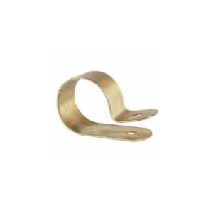 BRASS P CABLE CLIPS FOR 25MM DIAMETER CABLE