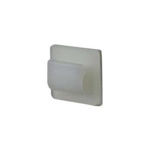 ADHESIVE NYLON CABLE CLIPS FOR CABLE 3-5MM DIAMETER - 19 X 19MM