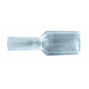 CLEAR PUSH-ON INSULATOR - 6.30MM