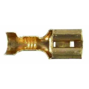 PUSH-ON TERMINAL WITH LOCKING TAG - 6.30MM FOR 1.00-2.50MM² CABLE