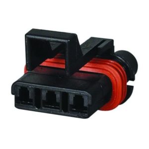 DELPHI TYPE 2.80MM FEMALE RECEPTACLE HOUSING - 3 WAY
