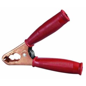 RED COPPER CROCODILE CLIPS - 200A
