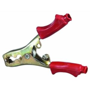 CROCODILE CLIPS WITH PLASTIC HANDLES - 40A